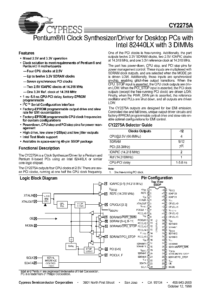 CY2275A_231561.PDF Datasheet