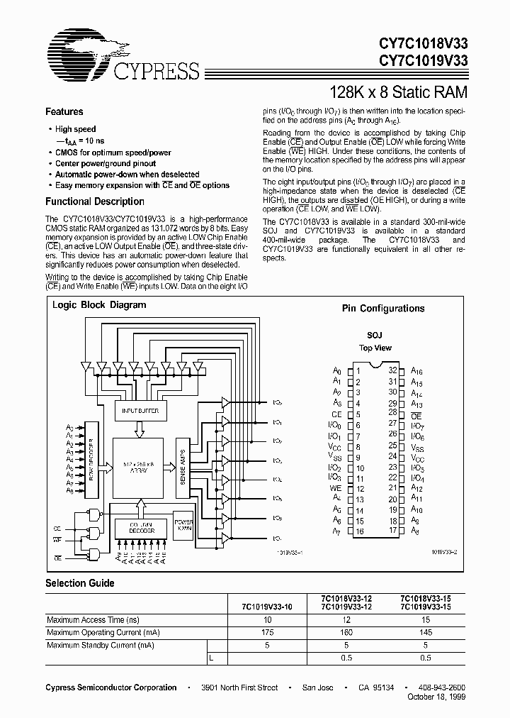 CY7C1019V33-15VC_259103.PDF Datasheet