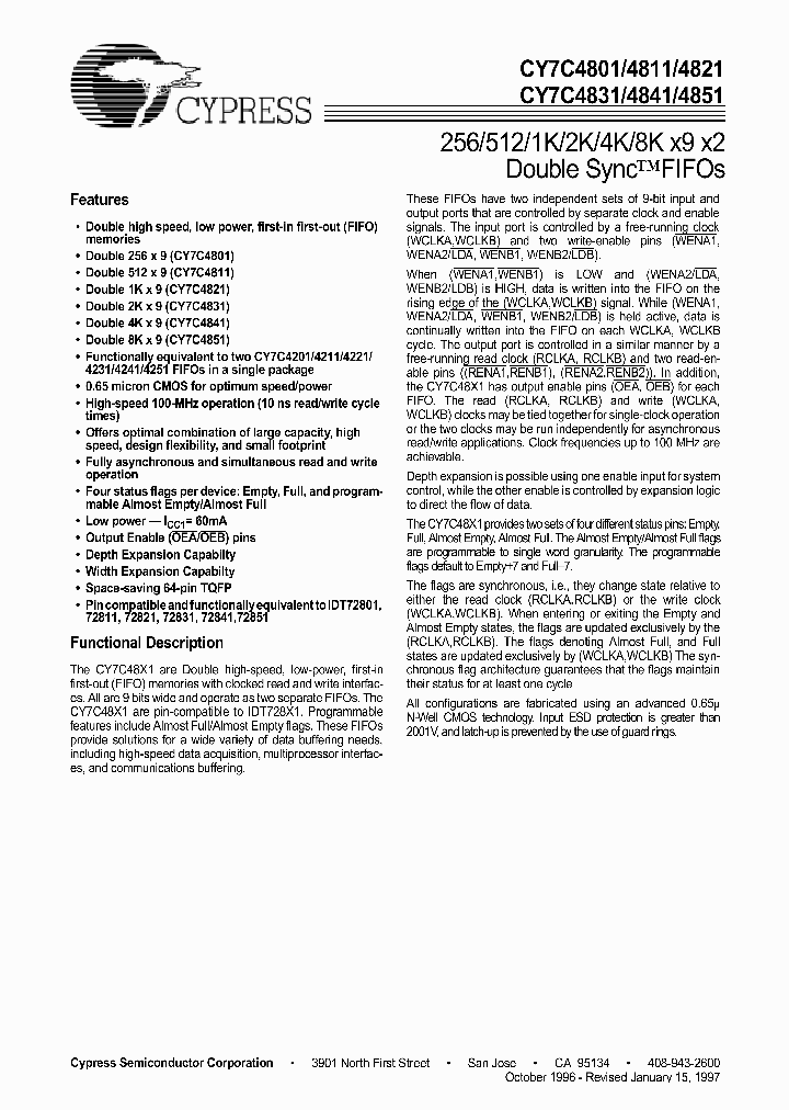 CY7C4851_212383.PDF Datasheet