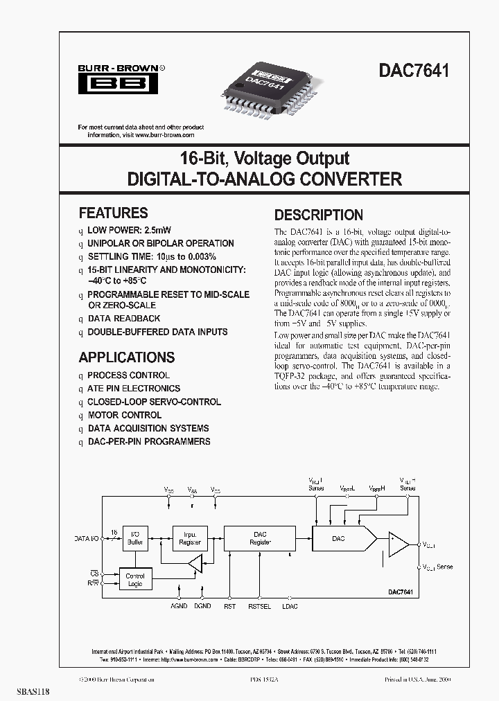 DAC7641_240268.PDF Datasheet