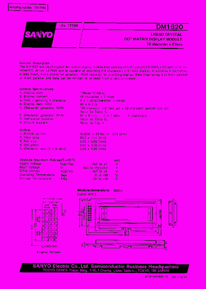 DM1620_300292.PDF Datasheet