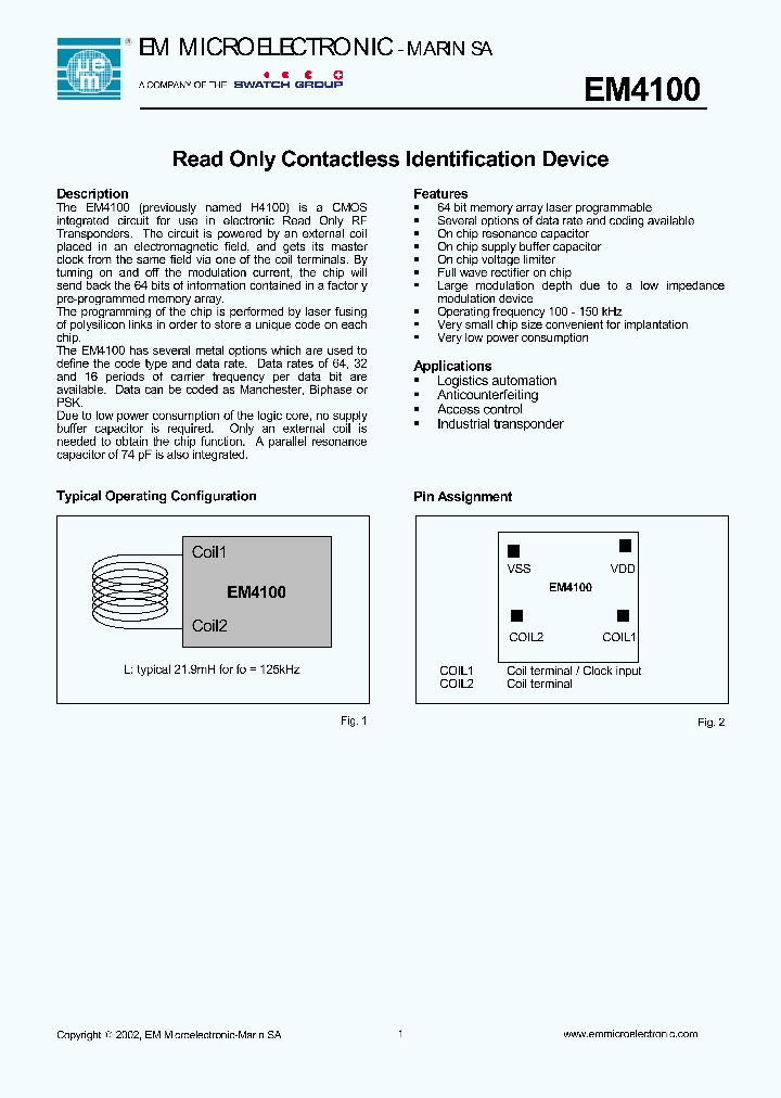 EM4100A5CI2LC_222540.PDF Datasheet