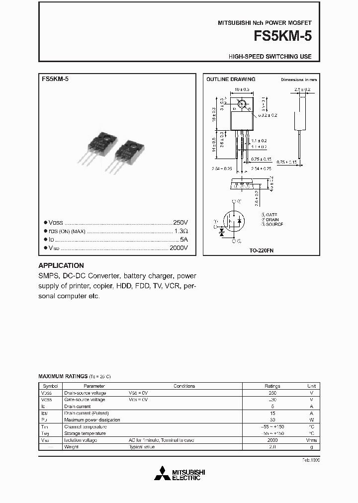 FS5KM-5_255249.PDF Datasheet