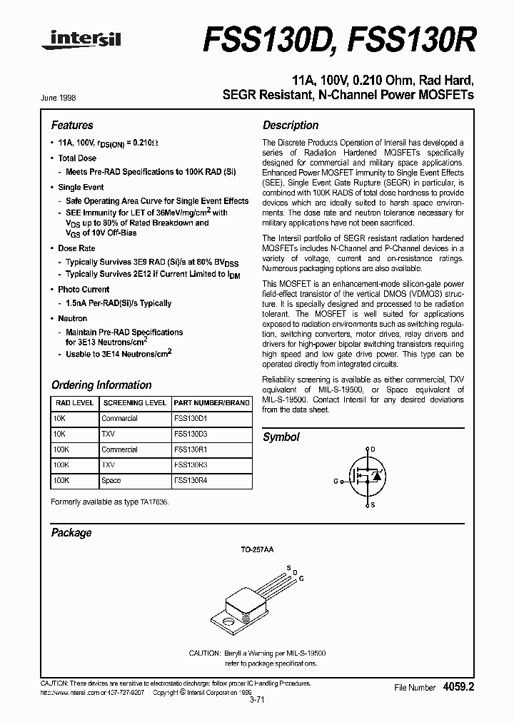 FSS130D_166942.PDF Datasheet