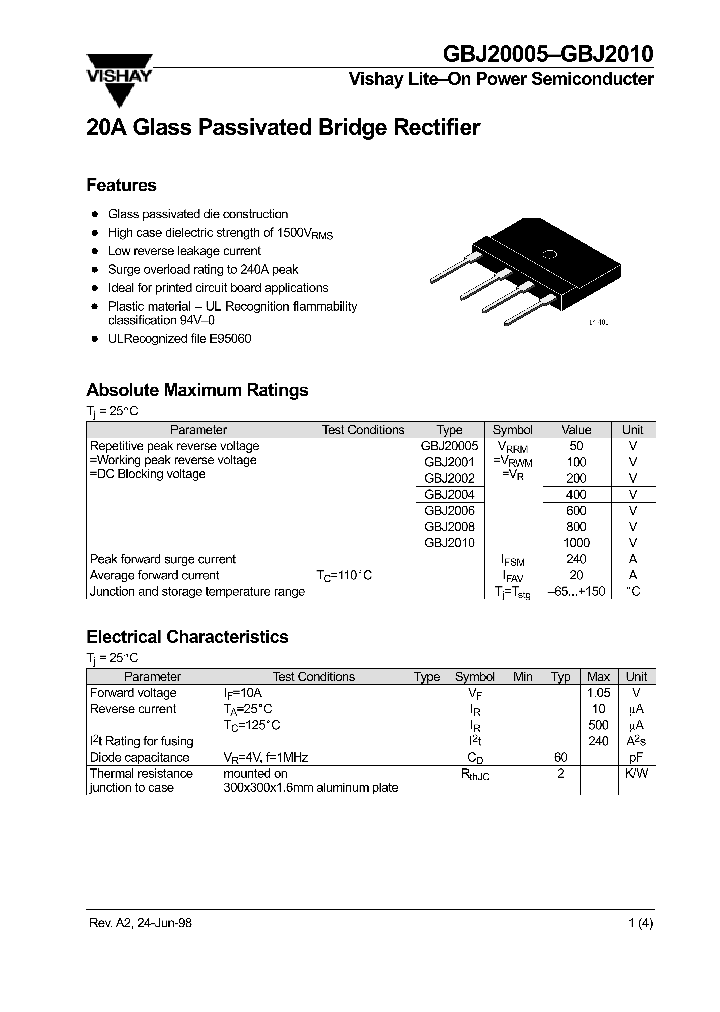 GBJ2006_278356.PDF Datasheet