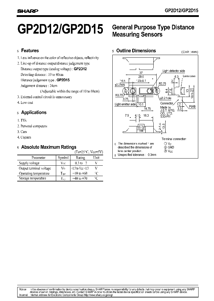 GP2D12_262472.PDF Datasheet
