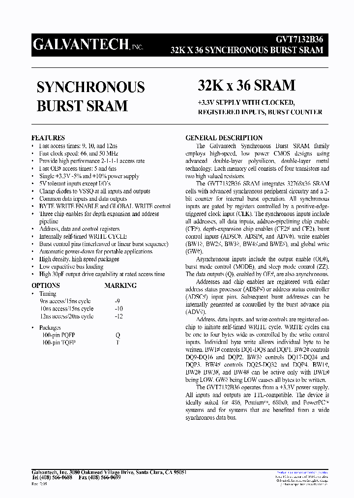 GVT7132B36_294474.PDF Datasheet