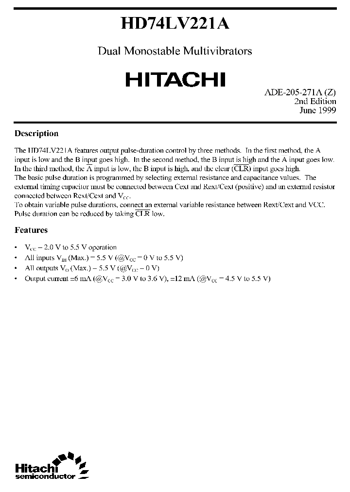 HD74LV221A_284009.PDF Datasheet