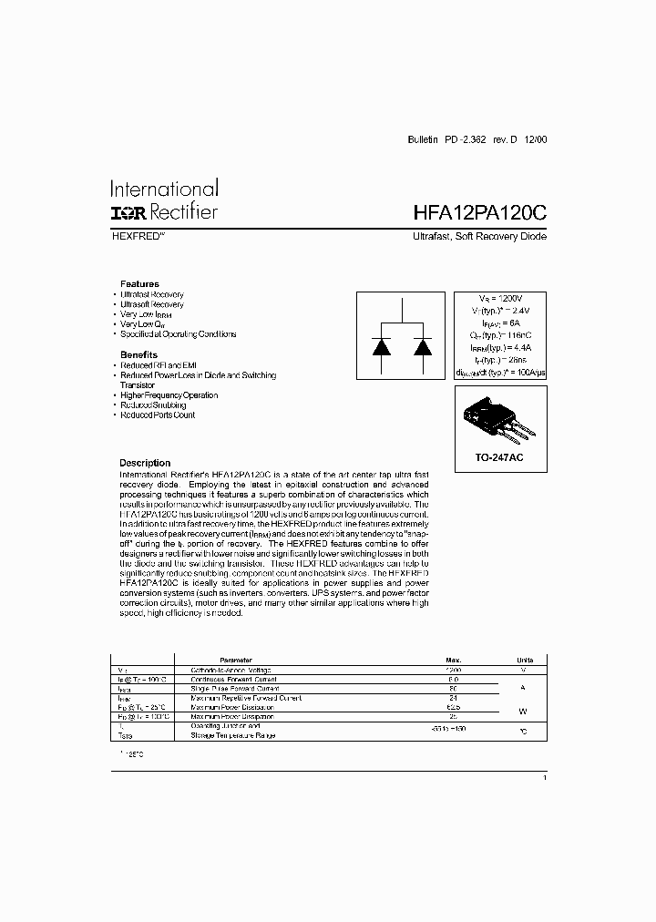 HFA12PA120C_242076.PDF Datasheet