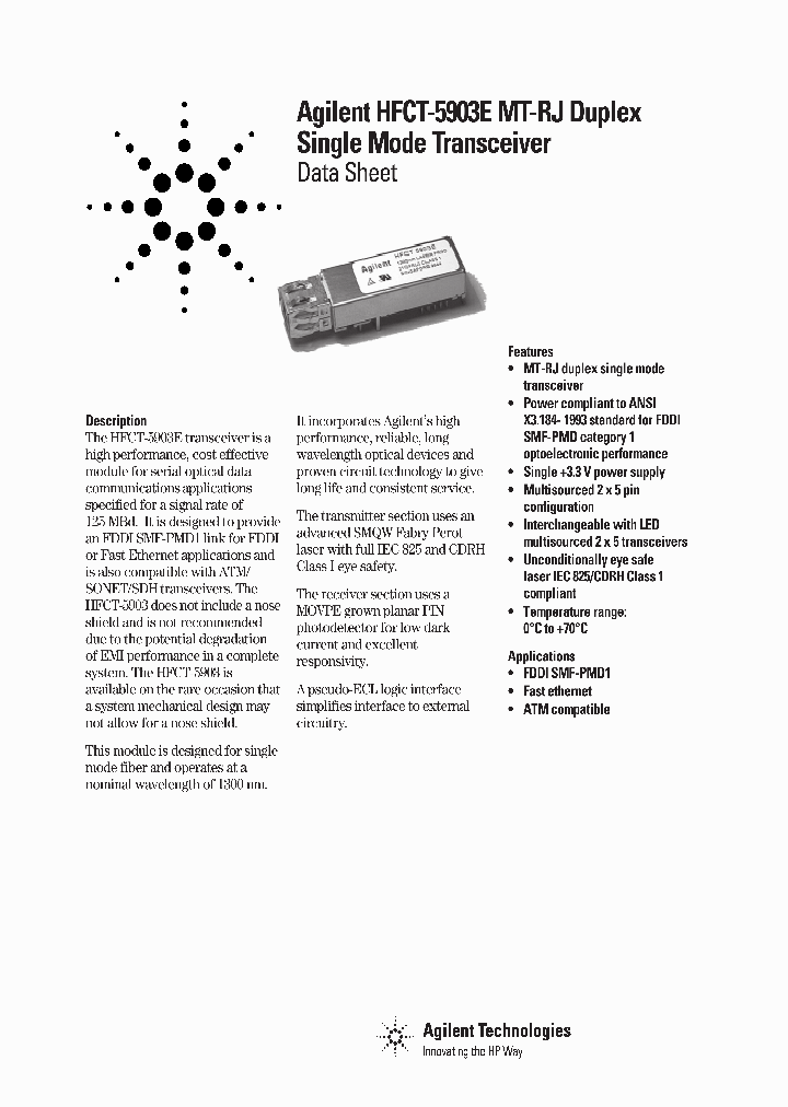 HFCT-5903_272924.PDF Datasheet