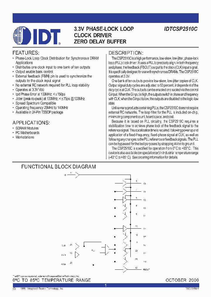 IDTCSP2510C_285857.PDF Datasheet