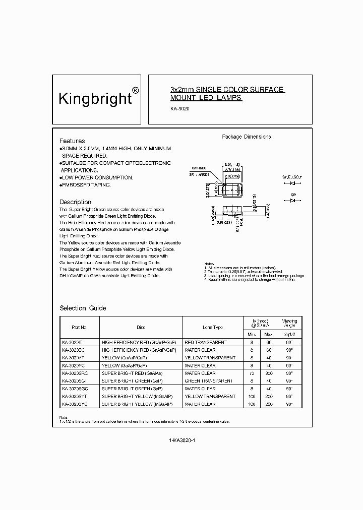 KA-3020_260467.PDF Datasheet