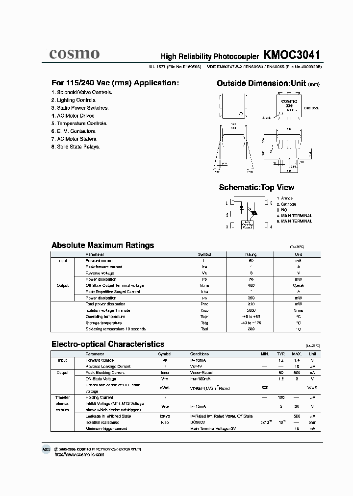 KMOC3041_268418.PDF Datasheet