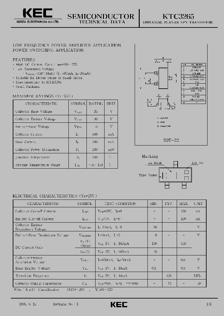 KTC3265_230804.PDF Datasheet