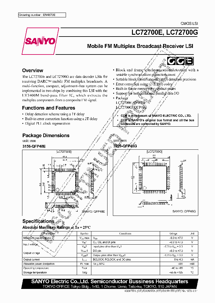 LC72700G_267976.PDF Datasheet