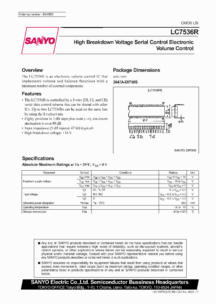 LC7536R_291332.PDF Datasheet