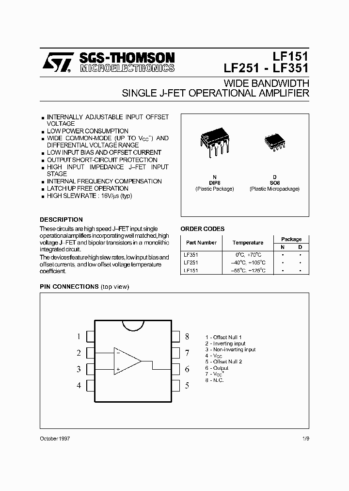 LF351_272709.PDF Datasheet