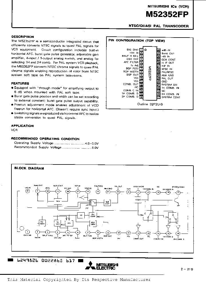 M52352FP_256758.PDF Datasheet
