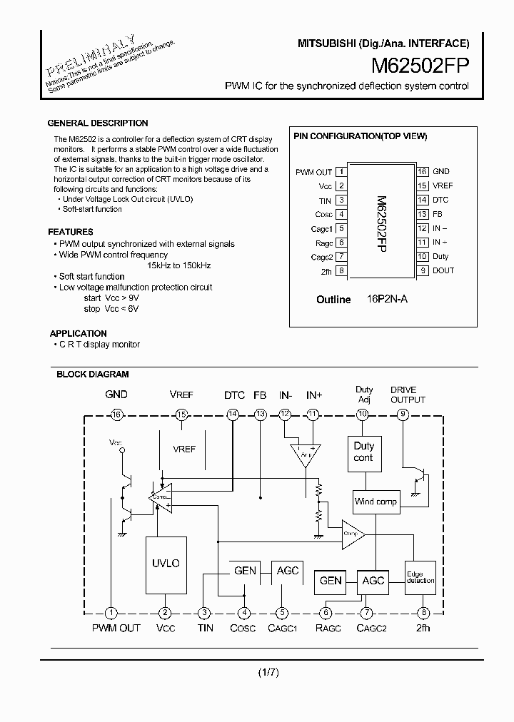 M62502FP_287163.PDF Datasheet