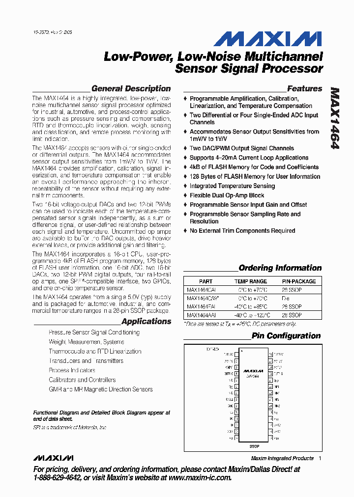 MAX1464_267838.PDF Datasheet