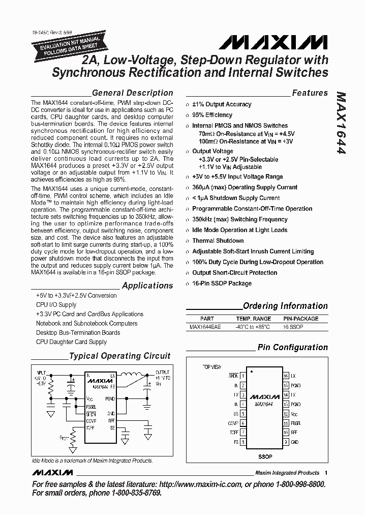 MAX1644_290416.PDF Datasheet