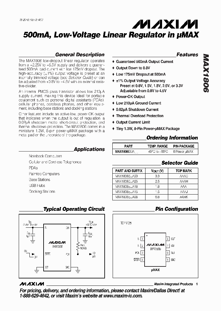 MAX1806EUA_220170.PDF Datasheet