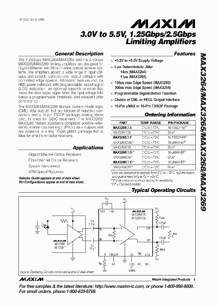 MAX3264_280540.PDF Datasheet