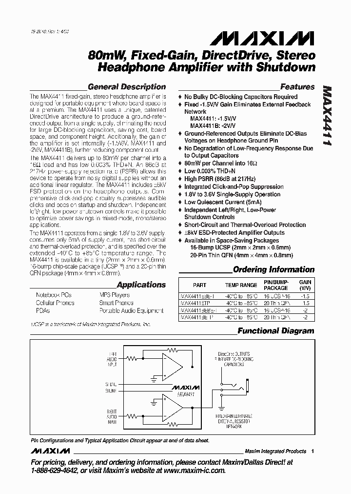 MAX4411_283030.PDF Datasheet