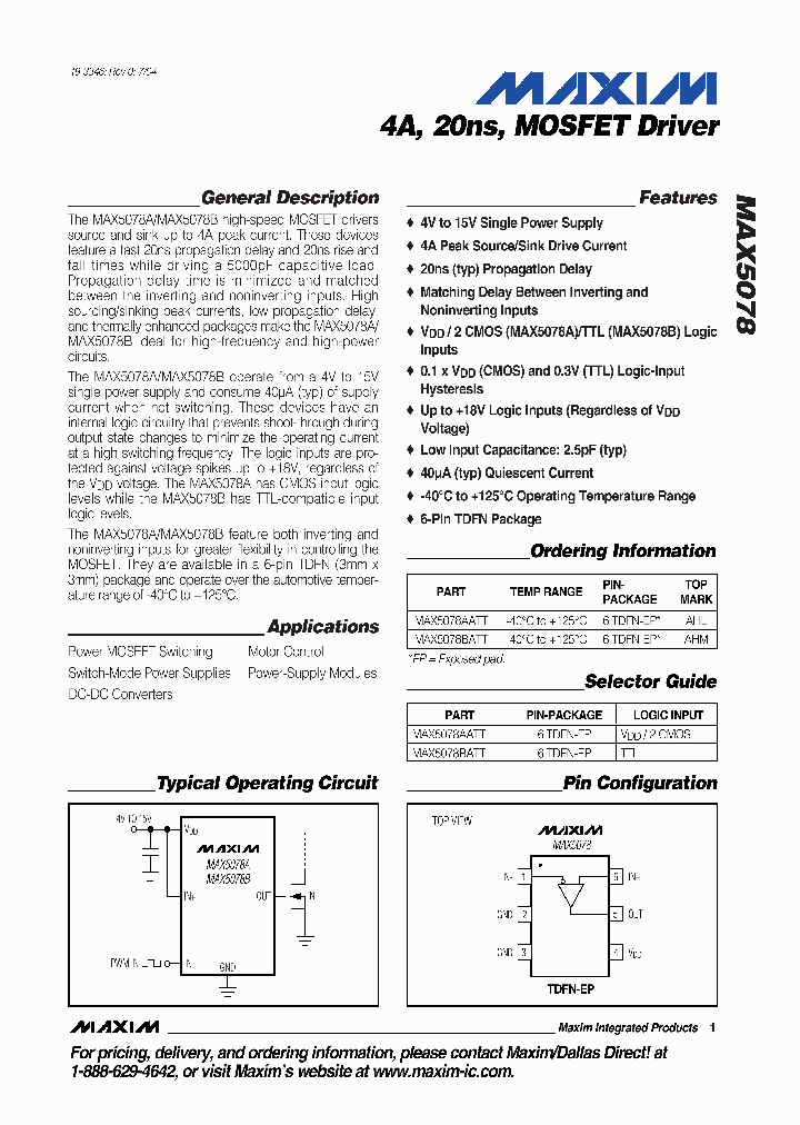 MAX5078_270743.PDF Datasheet
