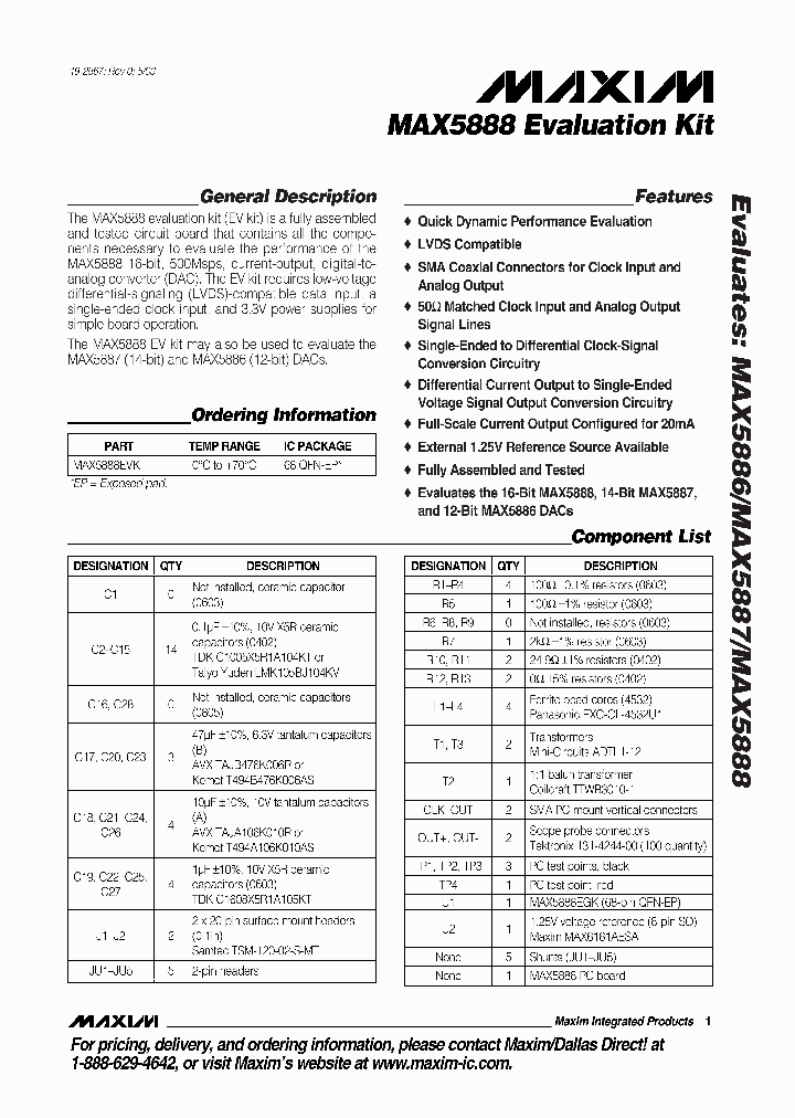 MAX5888EVKIT_275182.PDF Datasheet