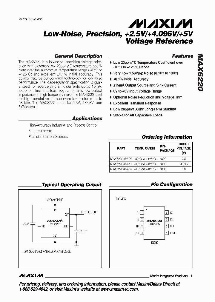 MAX6220_264555.PDF Datasheet