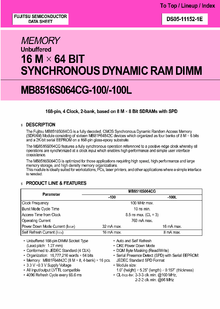 MB8516S064CG-100L_293128.PDF Datasheet