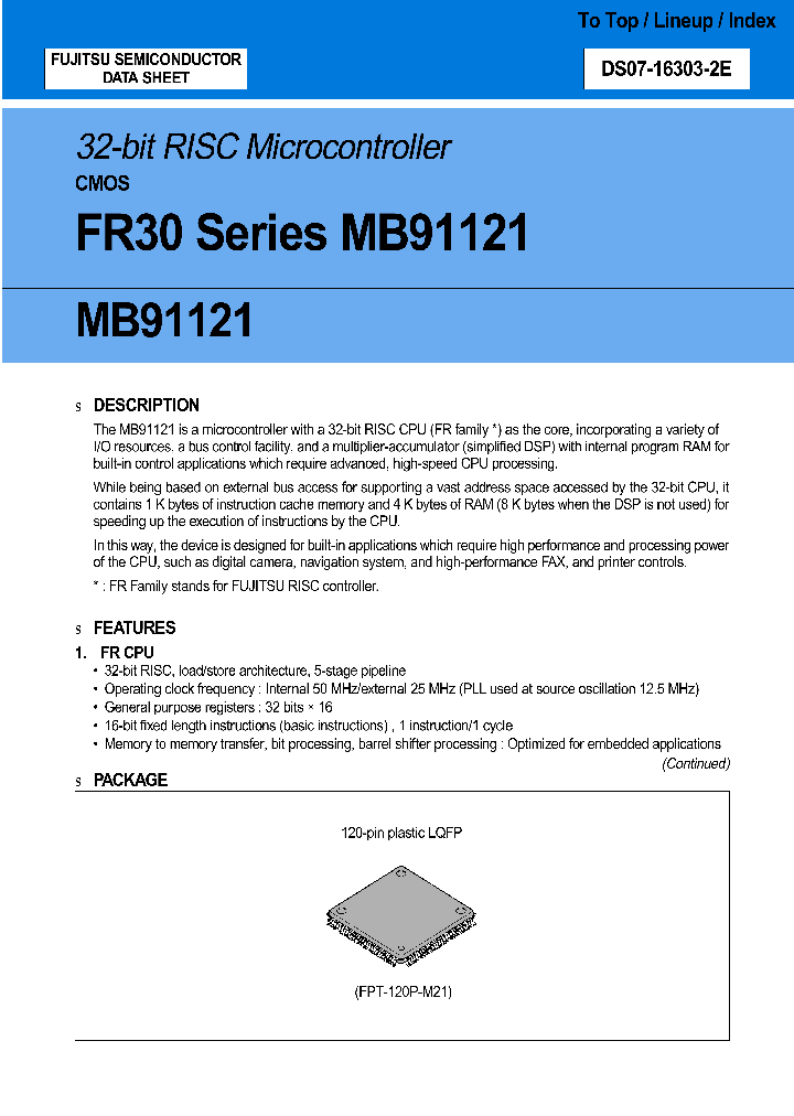 MB91121_279889.PDF Datasheet