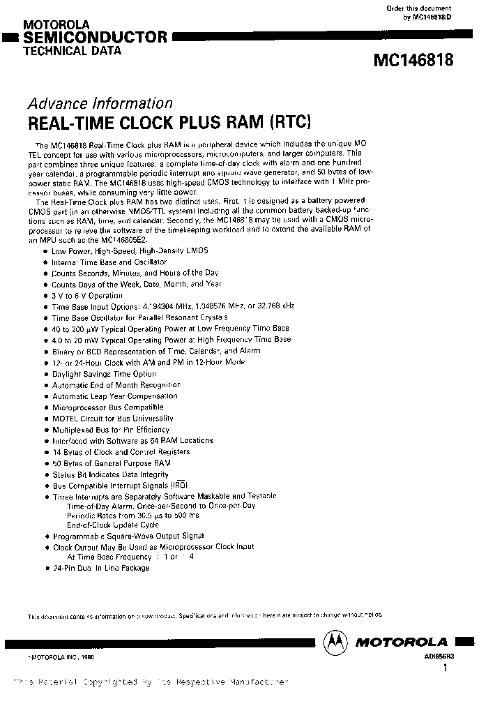 MC146818_258810.PDF Datasheet