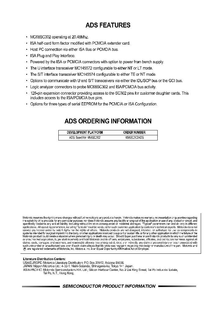 MC68SC302_272645.PDF Datasheet