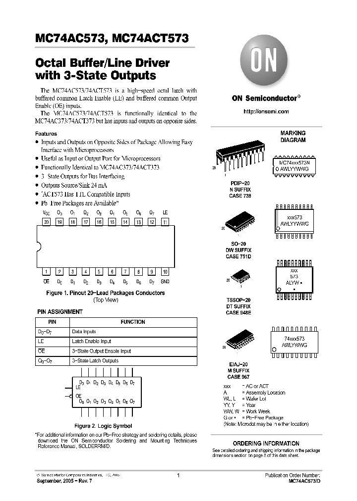 MC74AC573D_293707.PDF Datasheet