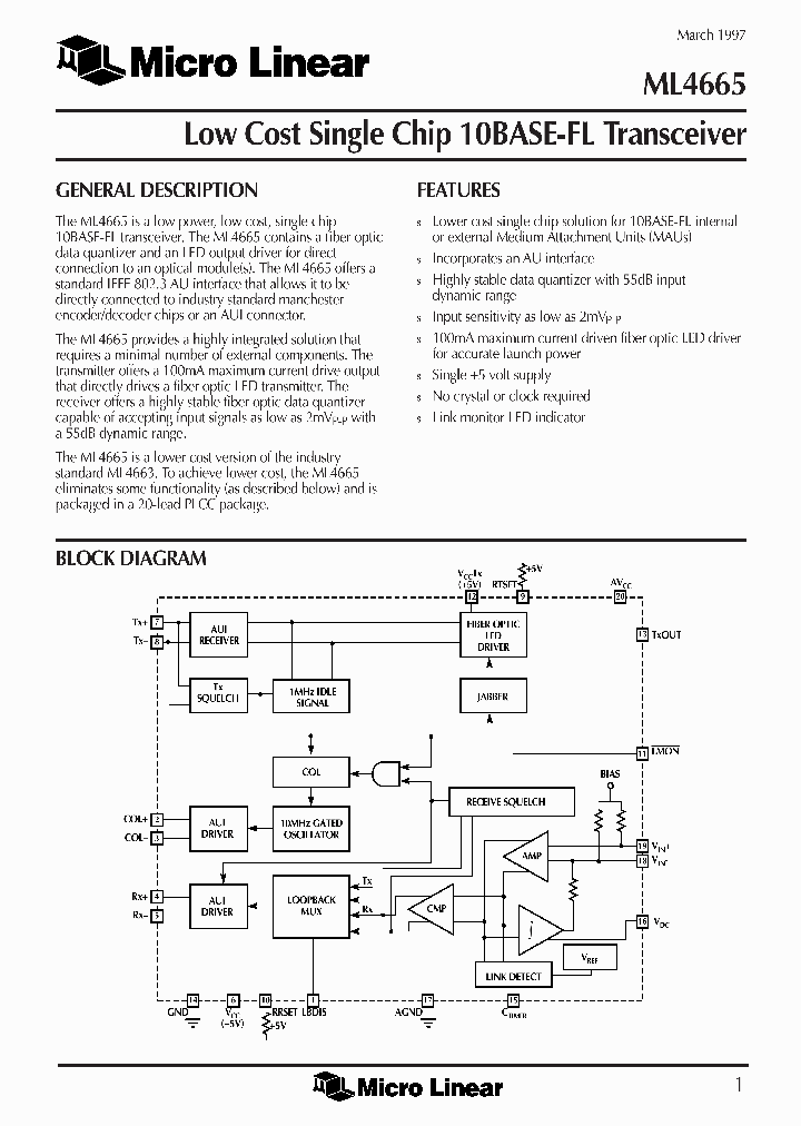 ML4665_241701.PDF Datasheet