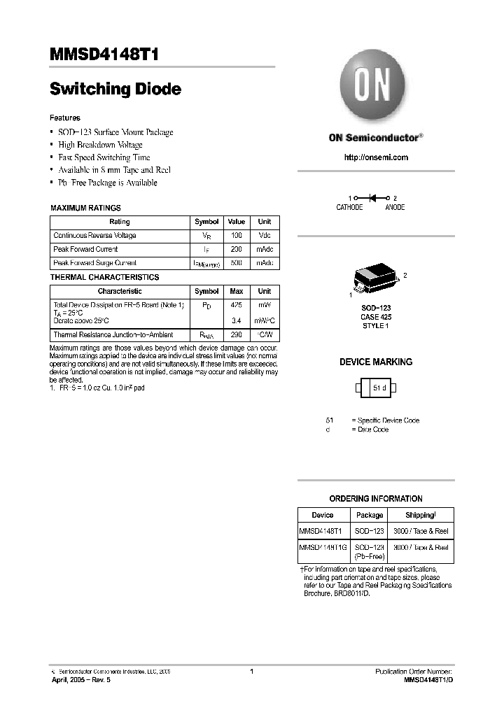 MMSD4148T1_232886.PDF Datasheet