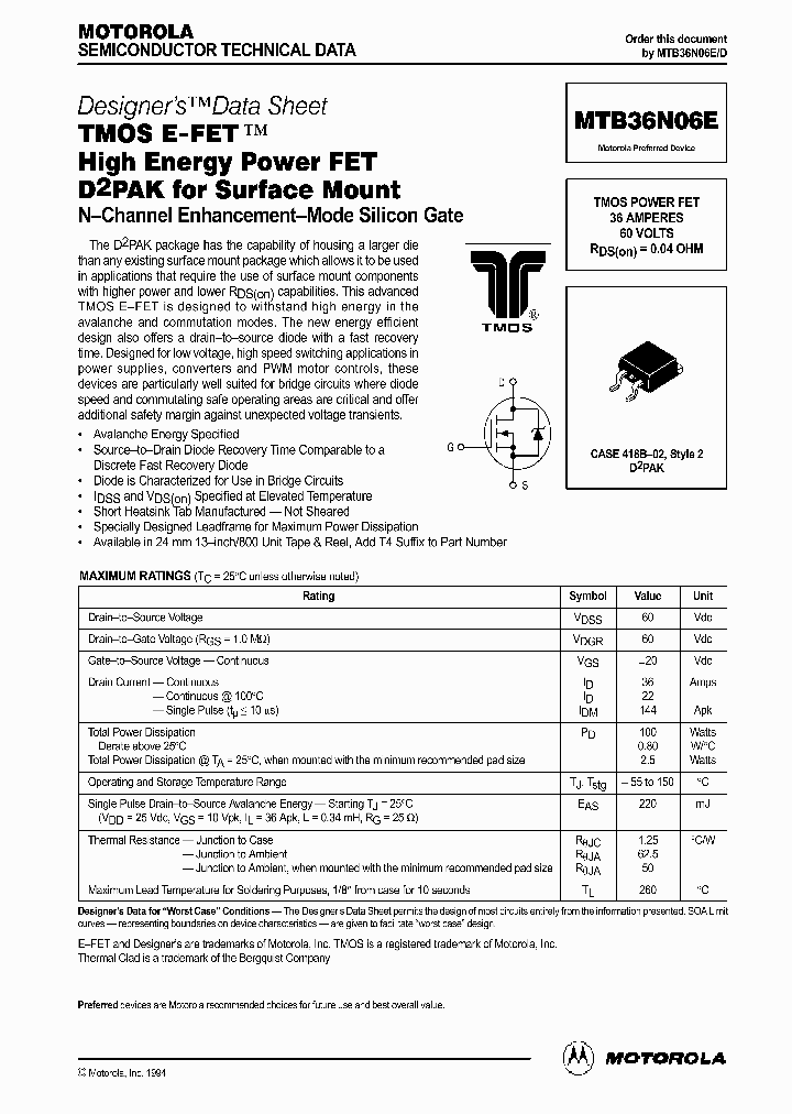 MTB36N06ED_268798.PDF Datasheet