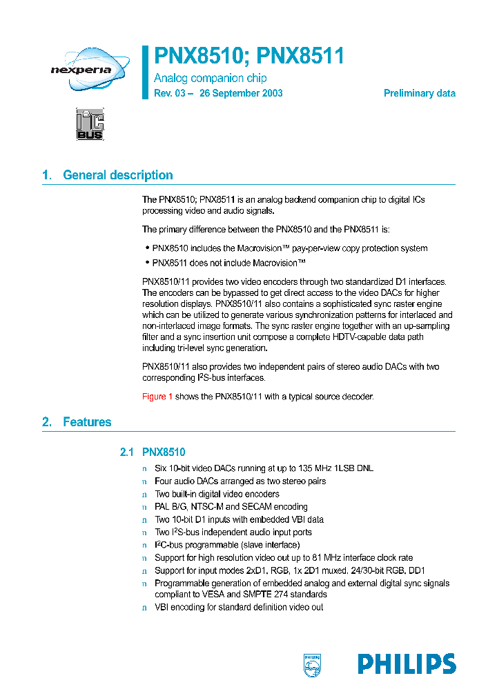 PNX8510_280852.PDF Datasheet