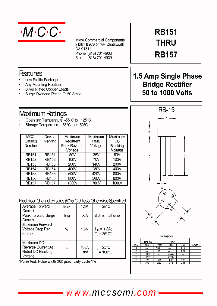 RB151_283768.PDF Datasheet