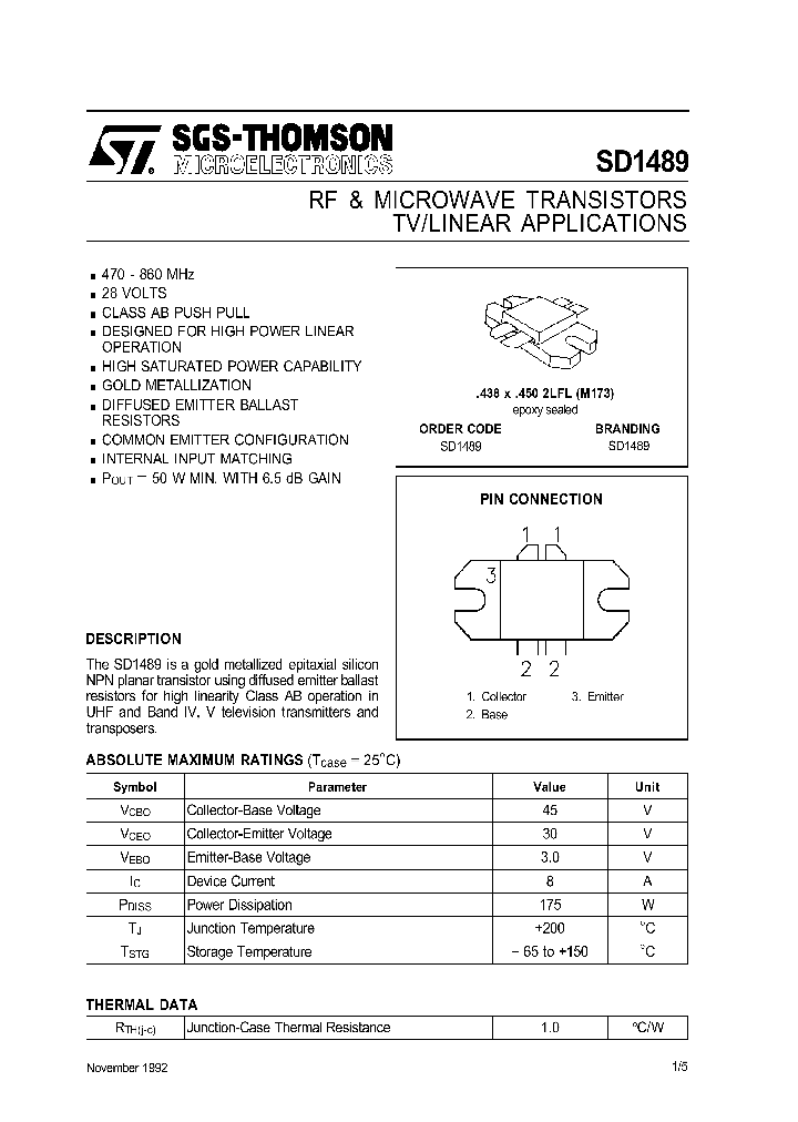 SD1489_285185.PDF Datasheet