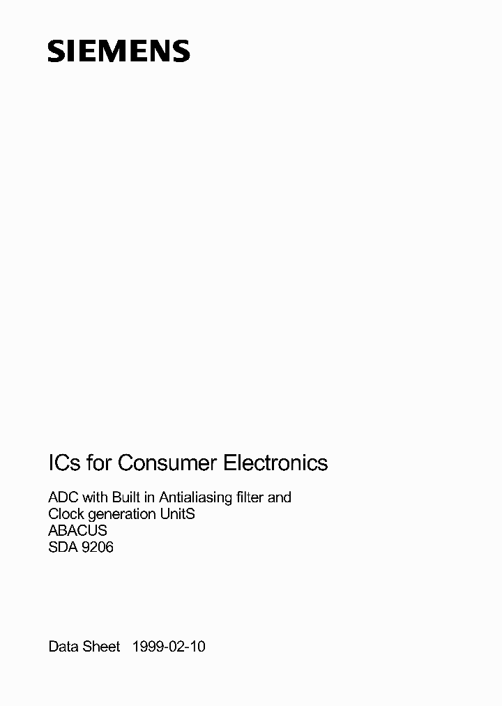 SDA9206_295472.PDF Datasheet