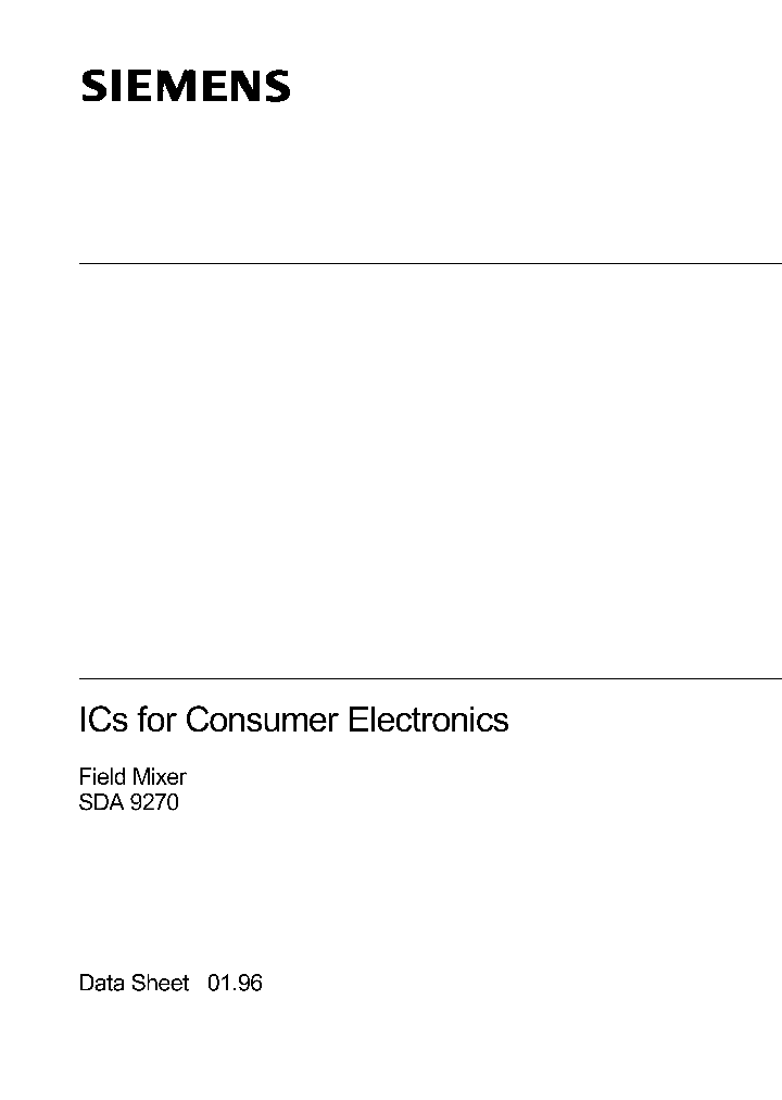 SDA9270_291682.PDF Datasheet