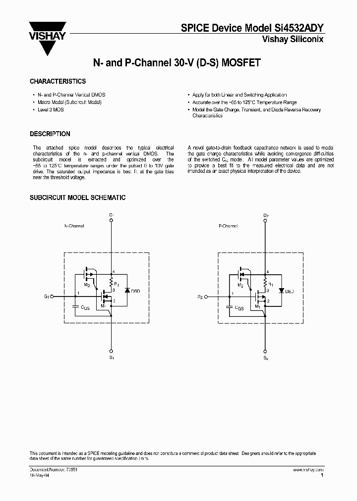 SI4532ADY_292980.PDF Datasheet