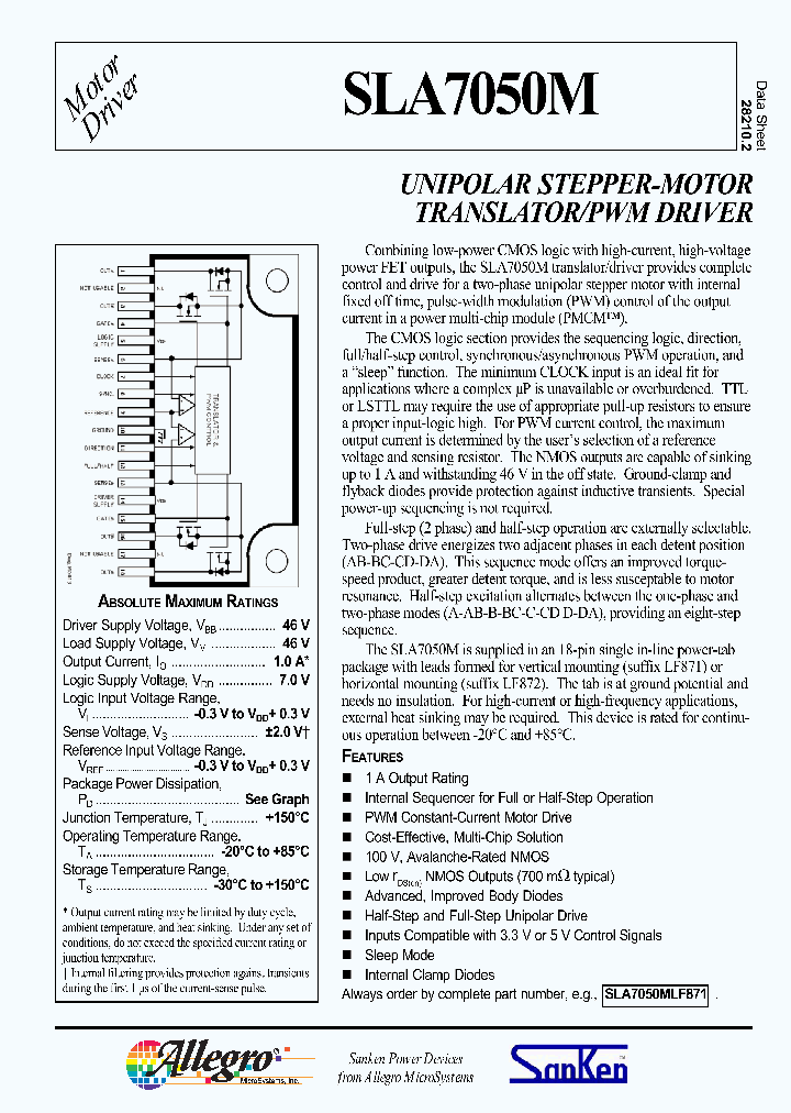 SLA7050M_240458.PDF Datasheet