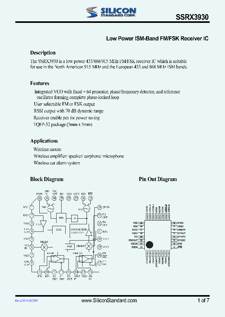 SSRX3930_278652.PDF Datasheet