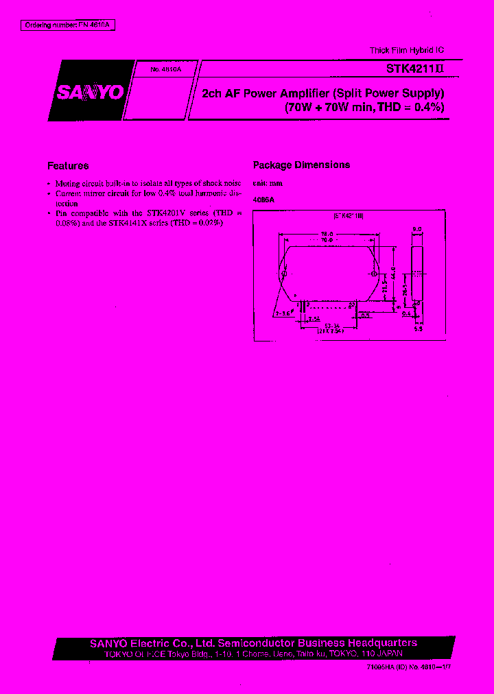 STK4211_300416.PDF Datasheet