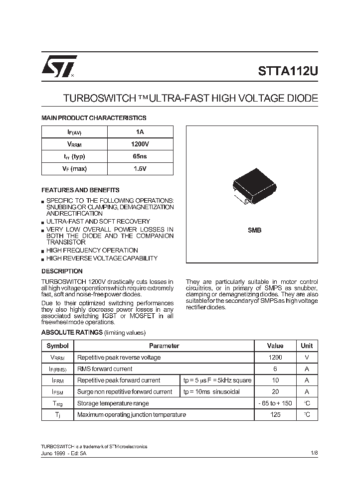 STTA112U_269582.PDF Datasheet