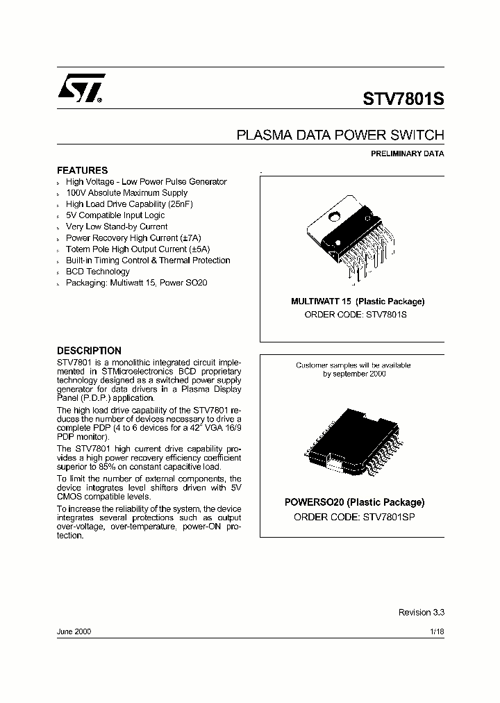 STV7801SP_219140.PDF Datasheet